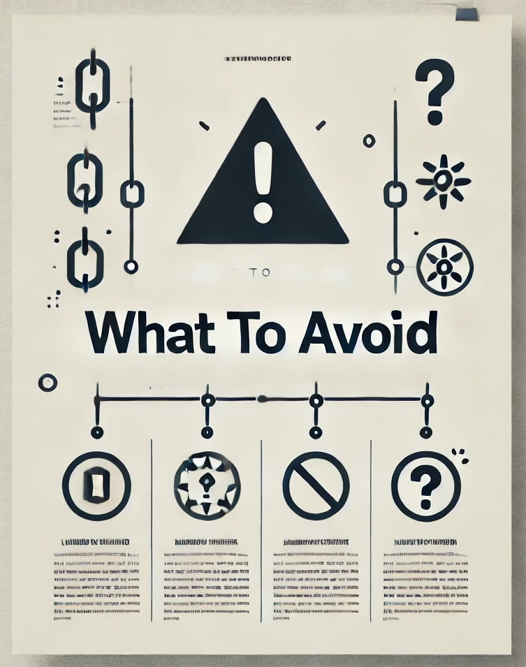 What to avoid